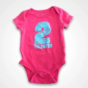 4/$20🥳  2 Talented Onesie